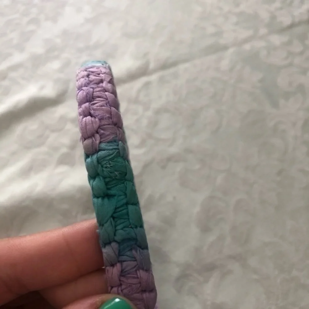 Tie dye braided headband NWOT Hand Made